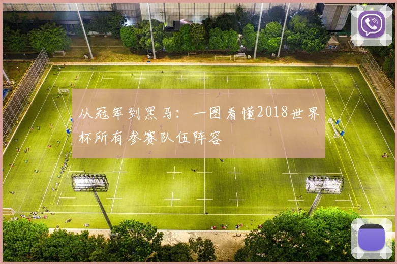 从冠军到黑马：一图看懂2018世界杯所有参赛队伍阵容