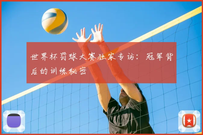 世界杯罚球大赛独家专访:冠军背后的训练秘密
